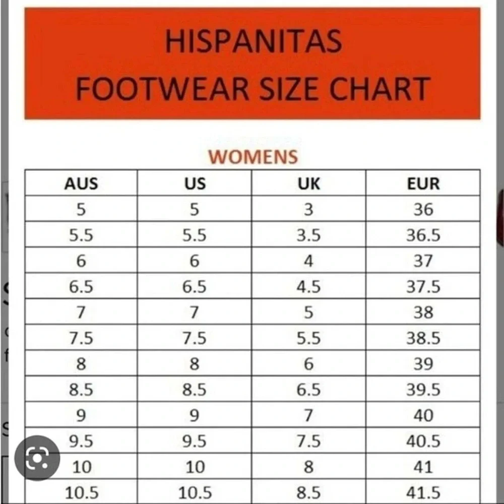 Hispanitas measurements heel